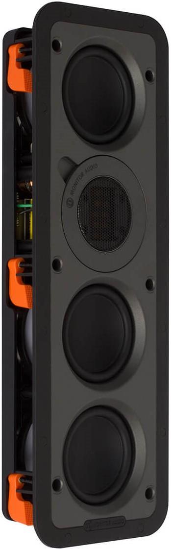 Monitor Audio Super Slim WSS430 Indbygningshøjttaler til væg 3" profil forside/front