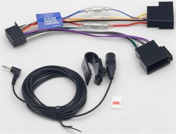 Pioneer FH-S820DAB Autoradio med Bluetooth, DAB+, CD, AUX og USB kabler og mikrofon