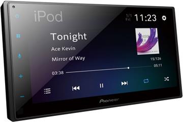 Pioneer SPH-DA360DAB 2-DIN autoradio med trådløs Apple CarPlay, Android Auto og DAB+ profil forside/front