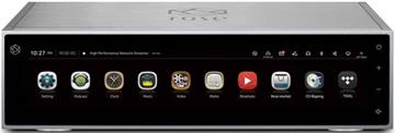 HiFi Rose RS150BS Netværks Musik og Video streamer med DAC Sølv forside/front