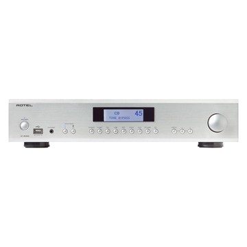Rotel A14 MK2 Sølv Integreret forstærker med DAC Forside/Front