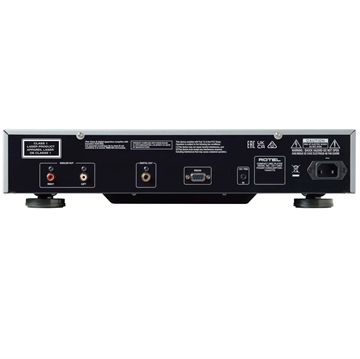 Rotel CD11 MK2 Sølv CD afspiller med DAC Bagside