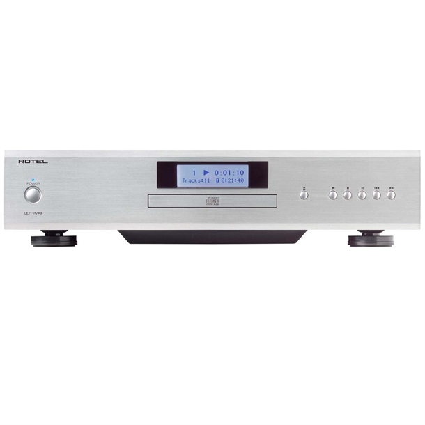 Rotel CD11 MK2 Sølv CD afspiller med DAC Forside/Front