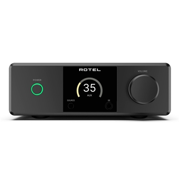 Rotel DX-5 Sort Integreret forstærker med DAC Forside/Front