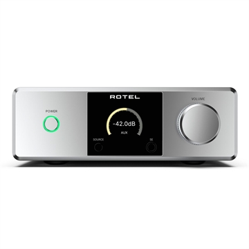Rotel DX-5 Sølv Integreret forstærker med DAC Forside/Front