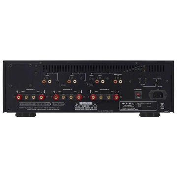 Rotel RMB-1506 Sort 6-kanals effektforstærker Bagside