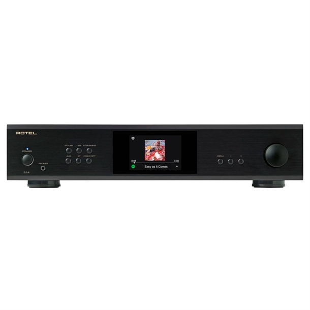 Rotel S14 Sort Integreret forstærker med musikstreaming Forside/Front