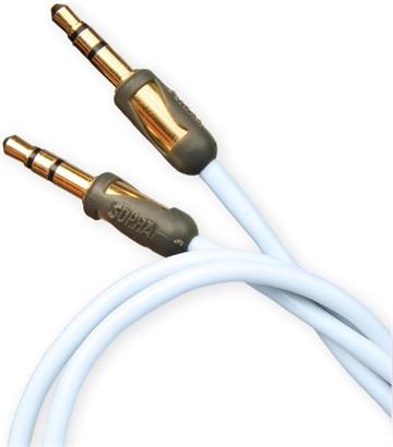 Supra MP-CABLE Minijack kabel 1.2 meter forside/front
