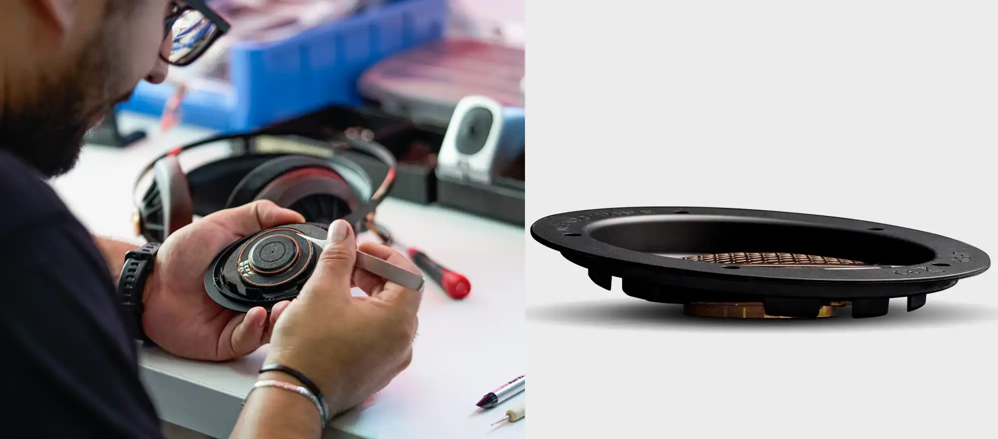 Meze-Audio-109-PRO-Angled-driver-Factory