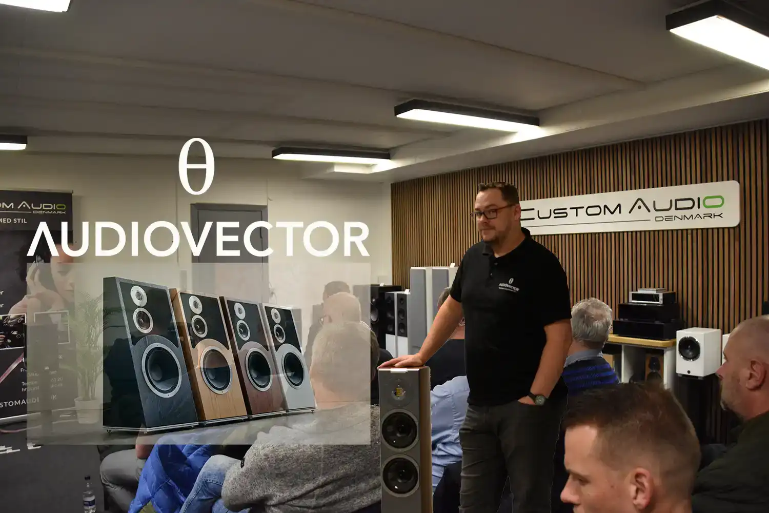 Audiovector demo aften i Custom Audio Holb&aelig;k